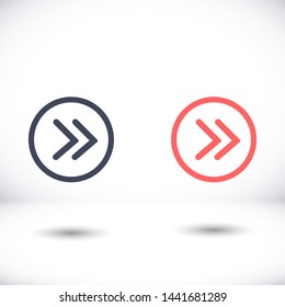 arrow vector icon 10 eps , Lorem ipsum Flat design