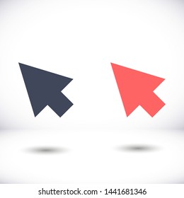 arrow vector icon 10 eps , Lorem ipsum Flat design