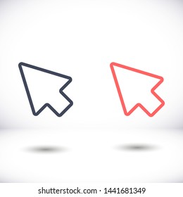 arrow vector icon 10 eps , Lorem ipsum Flat design