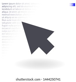 arrow vector icon 10 eps , Lorem ipsum Flat design