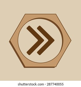 Arrow vector icon 