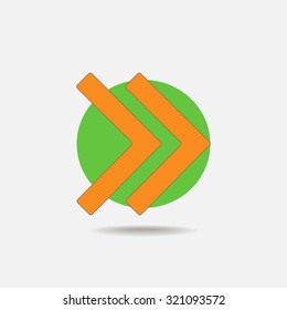Arrow vector icon 
