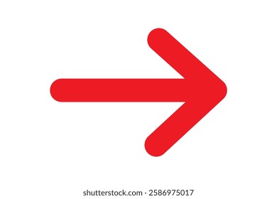 Arrow vector icon. Black and isolate on white graphic symbol.