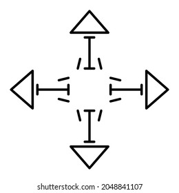 Flecha: vector de flecha, icono de flecha y botón de flecha. Blanco y negro. 