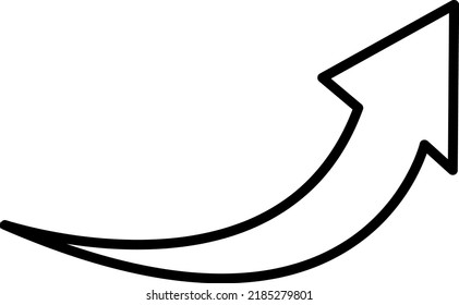 arrow vector icon design concept on white background..eps
