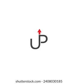 up arrow Vector icon design illustration Template