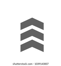 Arrow vector icon. Direct symbol. Modern illustration for web and mobile apps design