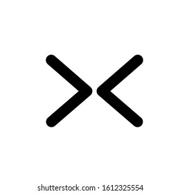Arrow vector icon. Direction symbol icon hint