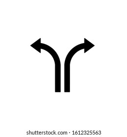 Arrow vector icon. Direction symbol icon hint