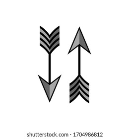 
icono de vector de flecha para los pasos 10