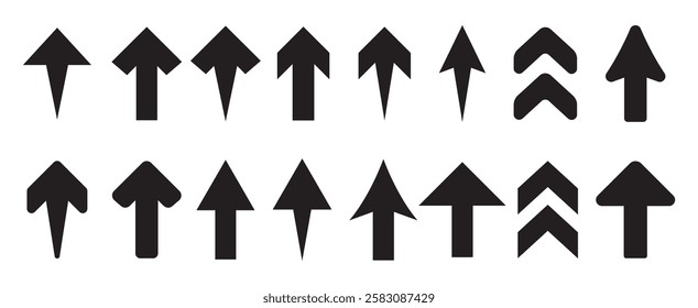 Arrow Up vector icon EPS10.
