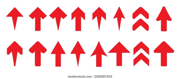 Arrow Up vector icon EPS10.