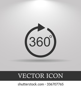 arrow vector icon. Flat design style eps 10