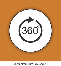 arrow vector icon. Flat design style eps 10
