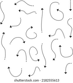 ilustración de icono de vector de flecha en fondo blanco 9.eps
