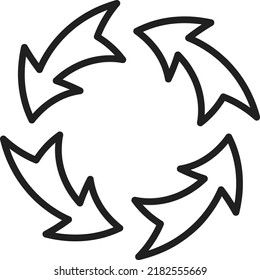 arrow vector icon illustration on white background 9.eps
