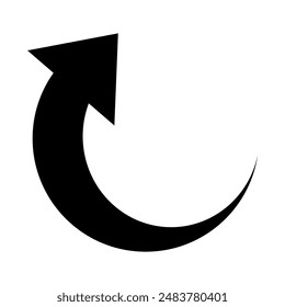 Arrow Vector Icon Illustration Simple