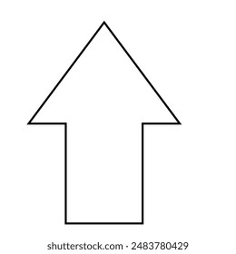 Arrow Vector Icon Illustration Simple