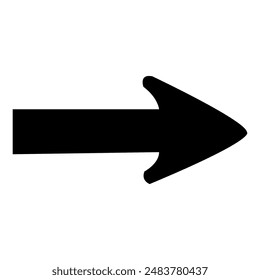 Arrow Vector Icon Illustration Simple