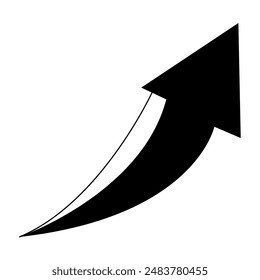 Arrow Vector Icon Illustration Simple