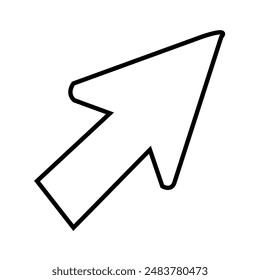 Ilustración simple del Vector de flecha