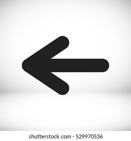 arrow vector icon, left