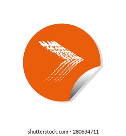 Arrow vector icon (logo, sign)
