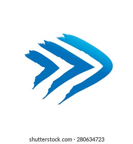 Arrow vector icon (logo, sign)