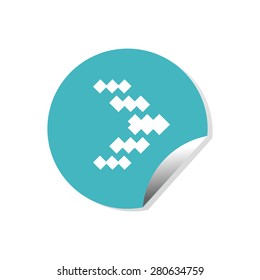 Arrow vector icon (logo, sign)