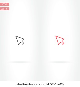 Arrow Vector icon . Lorem Ipsum Illustration design