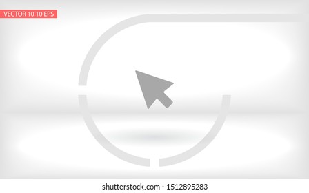 Arrow Vector icon . Lorem Ipsum Illustration design