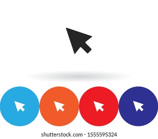 Arrow Vector icon . Lorem Ipsum Illustration design