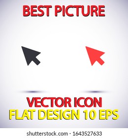 Arrow Vector icon . Lorem Ipsum Illustration design