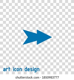 arrow vector icon on an abstract background