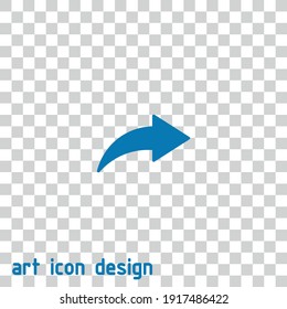 icono de vector de flecha en un fondo abstracto