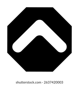 Arrow vector icon. scroll illustration sign. Direction symbol or logo.