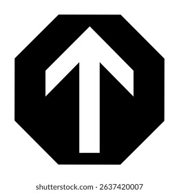 Arrow vector icon. scroll illustration sign. Direction symbol or logo.