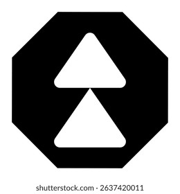 Arrow vector icon. scroll illustration sign. Direction symbol or logo.