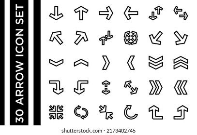 arrow vector icon set for your design