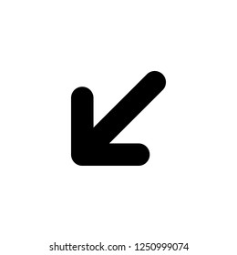arrow vector icon. arrow sign on white background. arrow icon for web and app