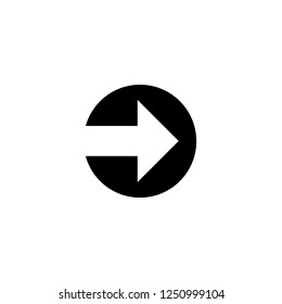 arrow vector icon. arrow sign on white background. arrow icon for web and app