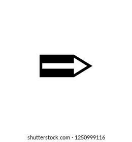 arrow vector icon. arrow sign on white background. arrow icon for web and app