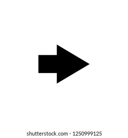arrow vector icon. arrow sign on white background. arrow icon for web and app