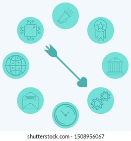 Arrow vector icon sign symbol