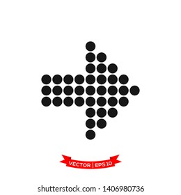 arrow vector icon in trendy flat design, next icon  