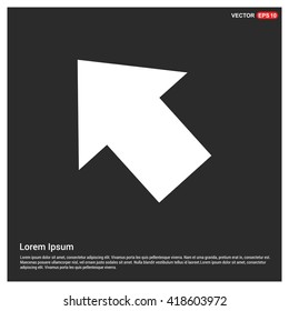 Arrow Up vector icon. upload icon.