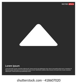 Arrow Up vector icon. upload icon.
