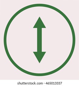 
Arrow vector icon.
Vertical double-headed arrow.