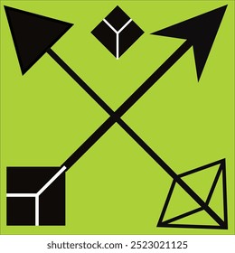 Vetor de seta. Ícones de vetor de seta . ÍCONES DE SETA. ILUSTRAÇÃO DE SETAS. PROJETO