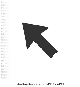 arrow vector icons , Lorem ipsum flat design